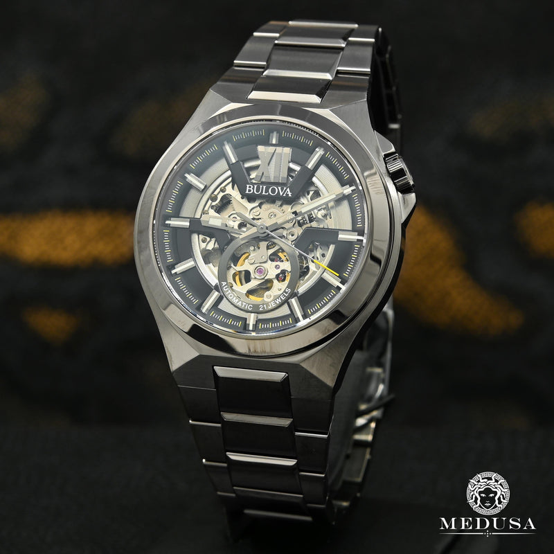 Orologio da uomo automatico Bulova Classic MAQUINA REF. 98A179 FULL SET Orologio da uomo automatico Bulova Classic MAQUINA REF. 98A179 FULL SET