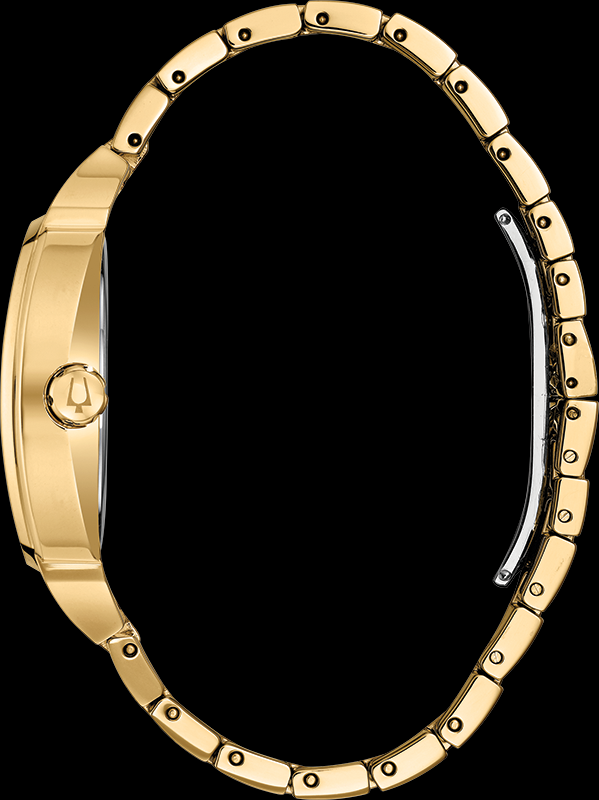 Montre Bulova | Montre Homme Bulova Cristal - 98B323 Swarovski / Or Jaune