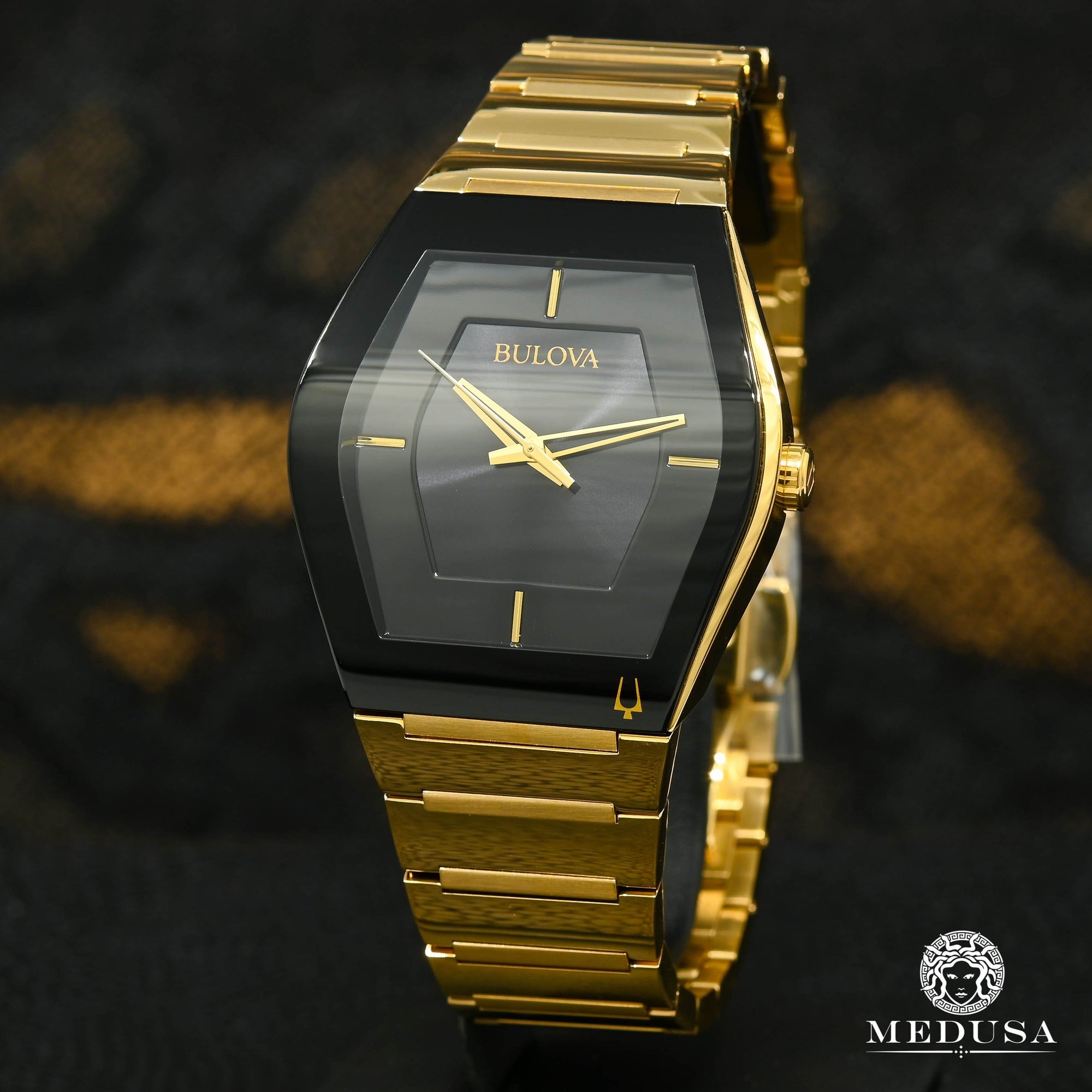 Bulova Watch | Bulova Futuro Men's Watch - 97A164 Yellow Gold