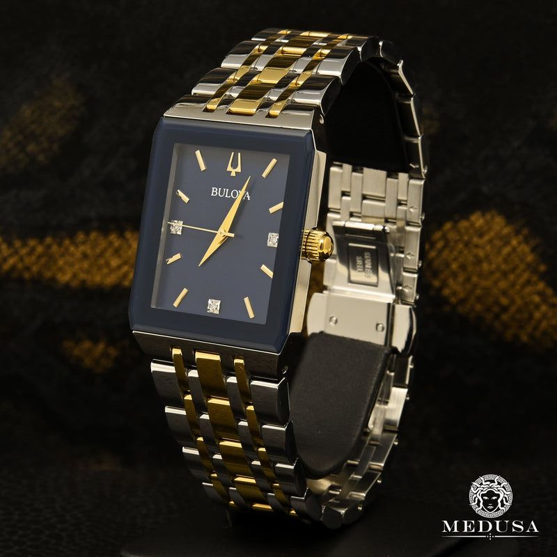 Bulova Watch | Bulova Futuro Men&#39;s Watch - 98D154 Gold 2 Tones