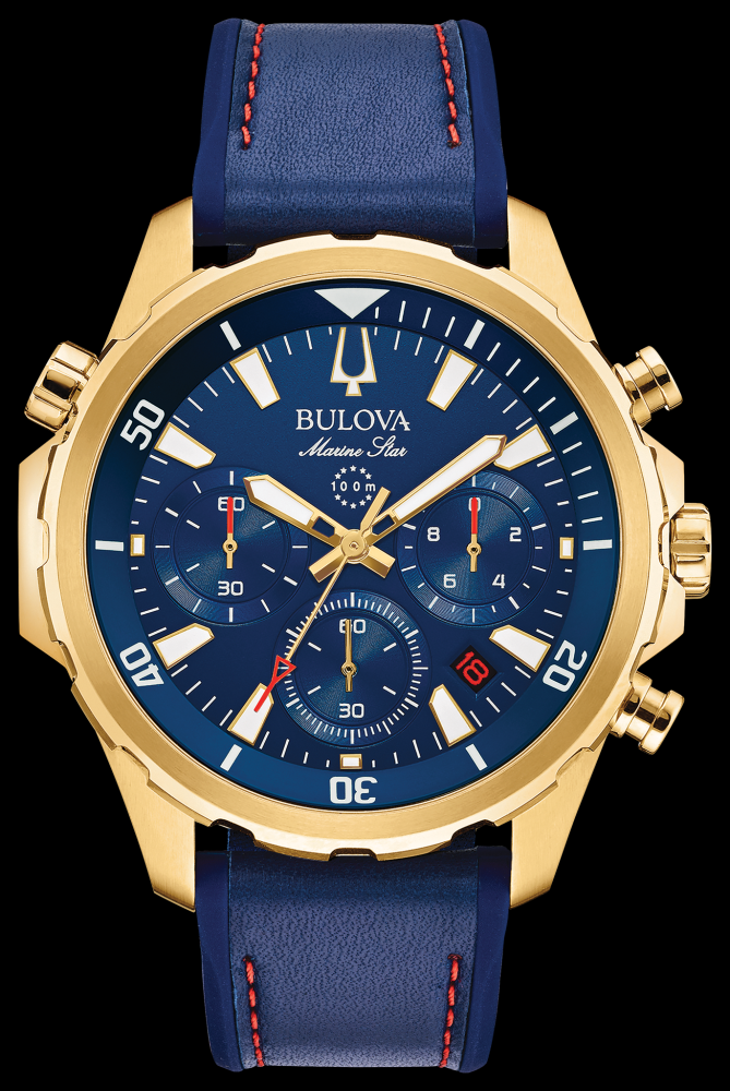 Bulova Watch Bulova Marine Star 97B168 Men's Watch Medusa