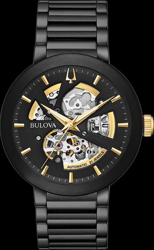 Montre Bulova | Montre Homme Bulova Modern - 98A203 Or Noir