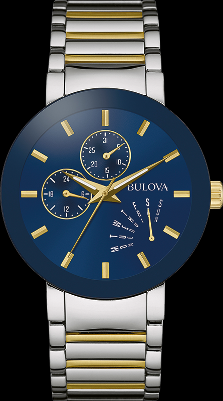 Montre Bulova | Montre Homme Bulova Modern - 98C123 Or 2 Tons