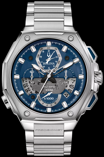 Montre Bulova | Montre Homme Bulova Precisionist - 96B349 Stainless