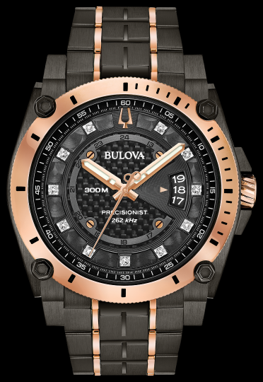 Montre Bulova | Montre Homme Bulova Precisionist - 98D149 Or Noir