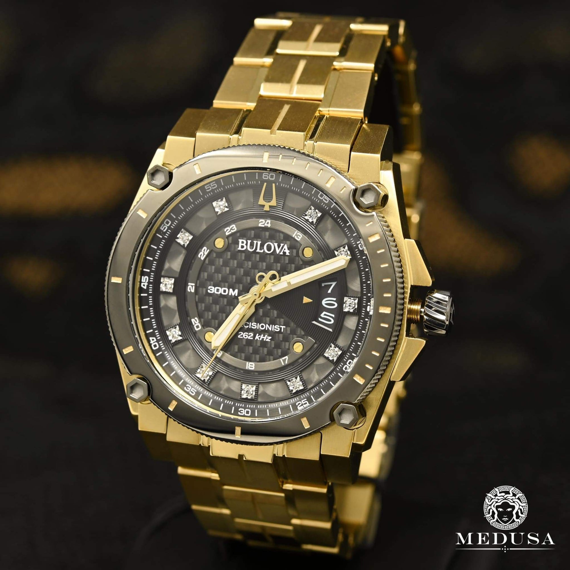 Bulova Watch | Bulova Precisionist Men's Watch - 98D156 Yellow Gold