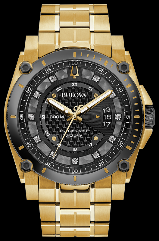 Montre Bulova | Montre Homme Bulova Precisionist - 98D156 Or Jaune