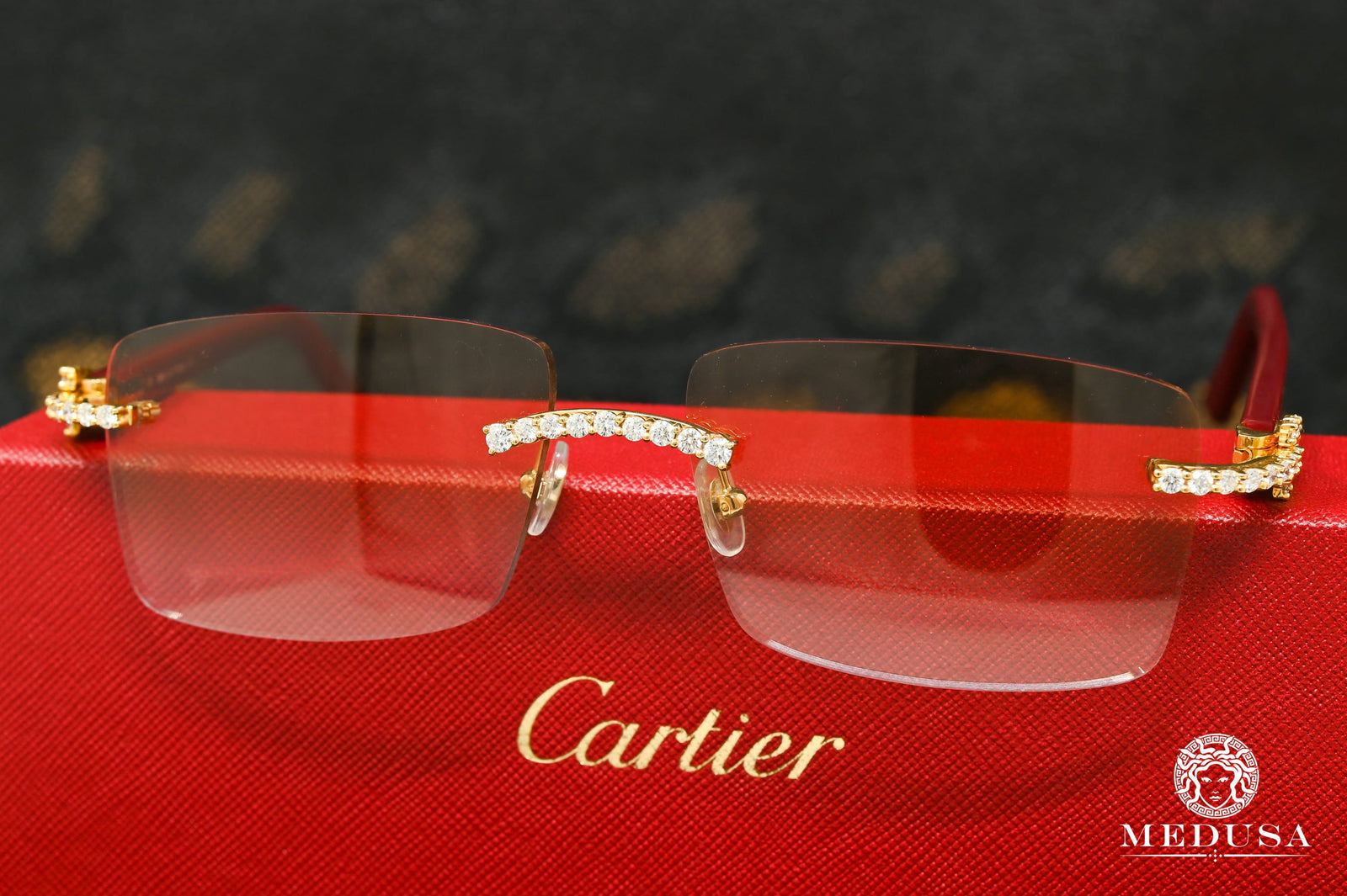 Cartier Signature C | Gold & Burgundy 