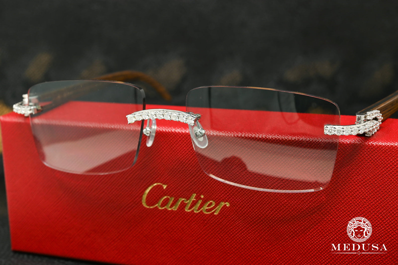 Cartier Signature C | Silver & Wood Big Rock 