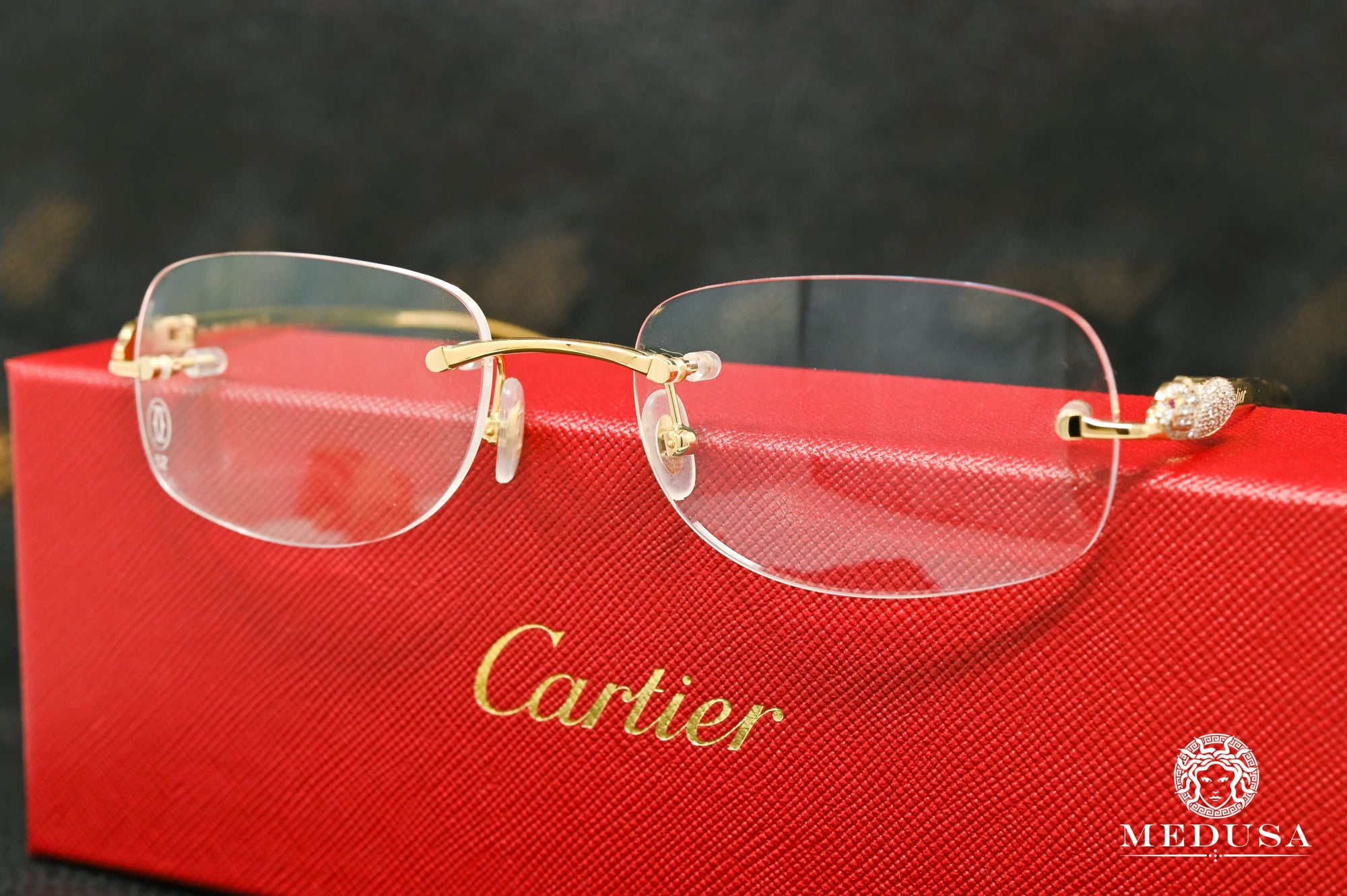 Lunette Cartier | Homme Tulliana Gold Or Jaune