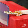 Cartier glasses | Cartier White Horn Men&#39;s Sunglasses | Gold &amp; Blue Yellow Gold