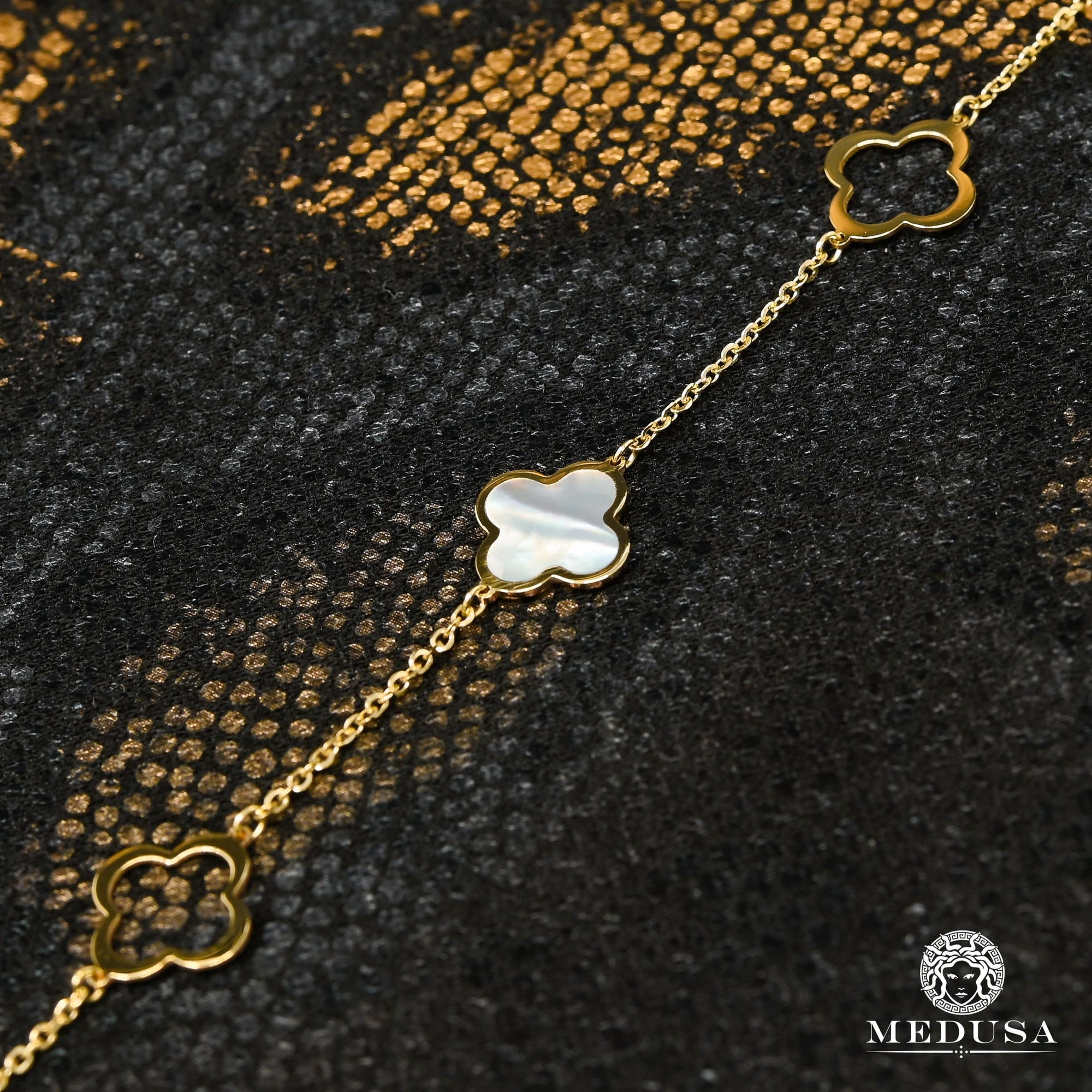 10K Gold Necklace | Women&#39;s Necklace Cliff X4 Yellow Gold