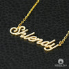 Collier en Or Custom | Bijoux Prénom Diamant Sur-Mesure 10K / 16’’ Jaune