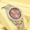 Rolex watch | Datejust Men&#39;s Watch 36mm - Rose 2 Tones Arabic Chocolate Rose Gold 2 Tones