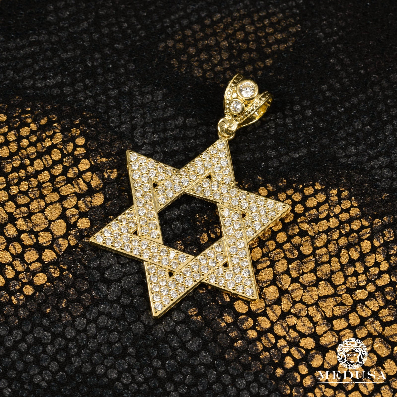 10K Gold Pendant | Divers David X1 Yellow Gold Pendant