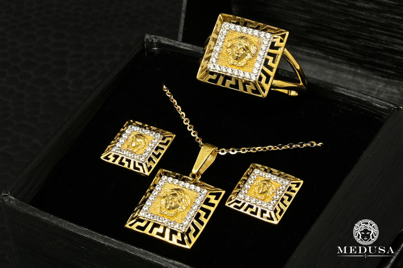 10K Gold Necklace | Women&#39;s Diamond X7 Necklace