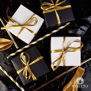 Emballage Cadeau - Paquet Cadeau Doré