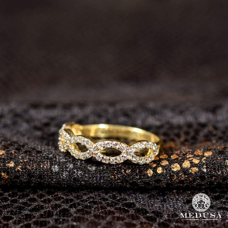 10K Gold Ring | Women&#39;s Ring Eternal F5 - Infinity Yellow Gold