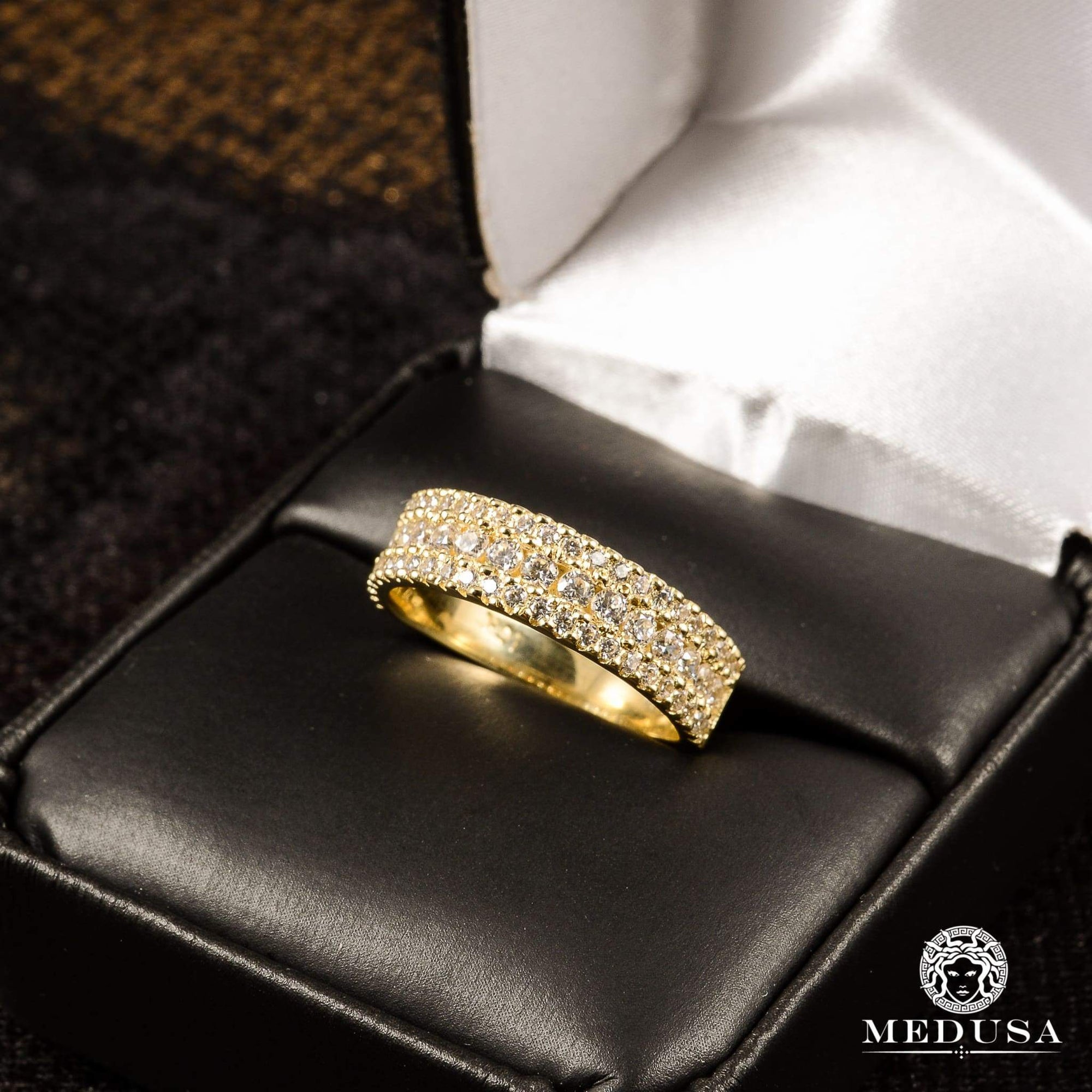 14K Gold Diamond Ring | Engagement Ring Eternity F5 - MA0780 Yellow Gold
