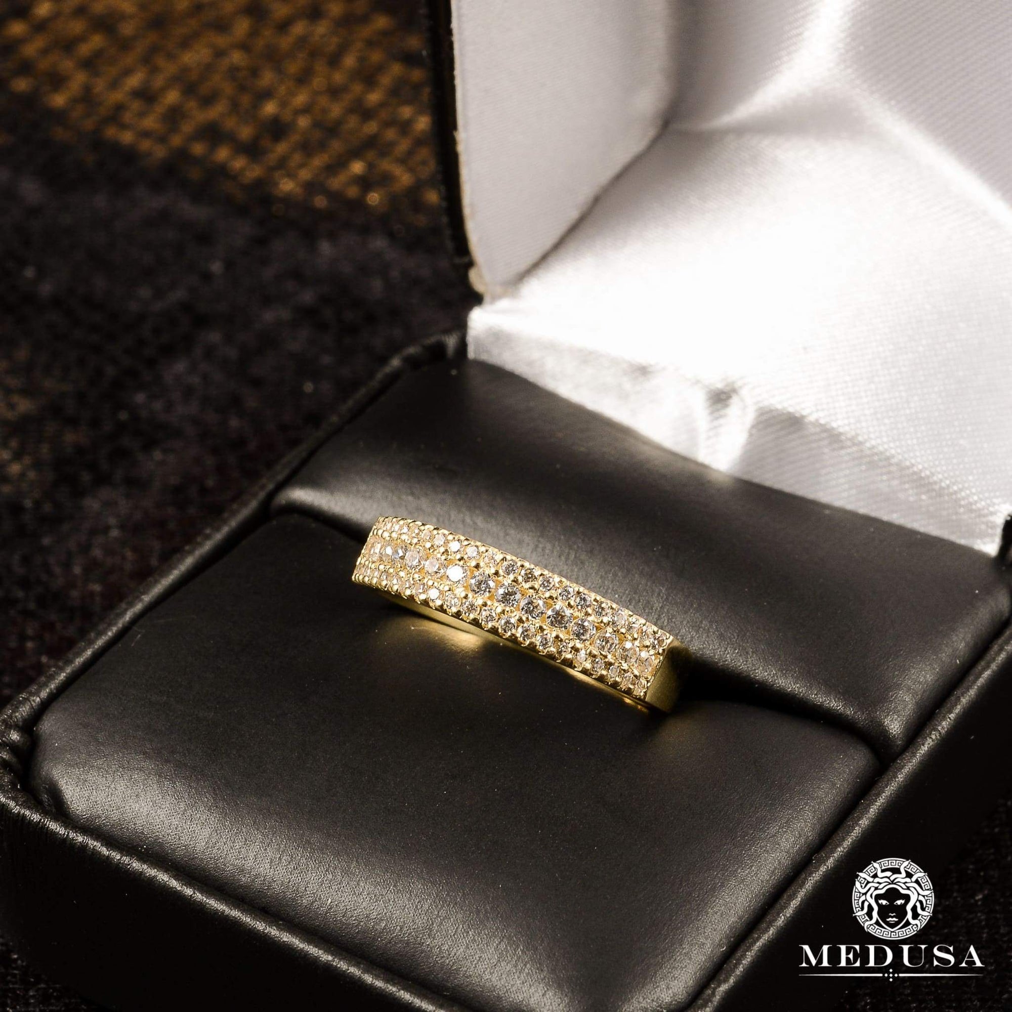 14K Gold Diamond Ring | Engagement Ring Eternity F6 - MA0782 Yellow Gold