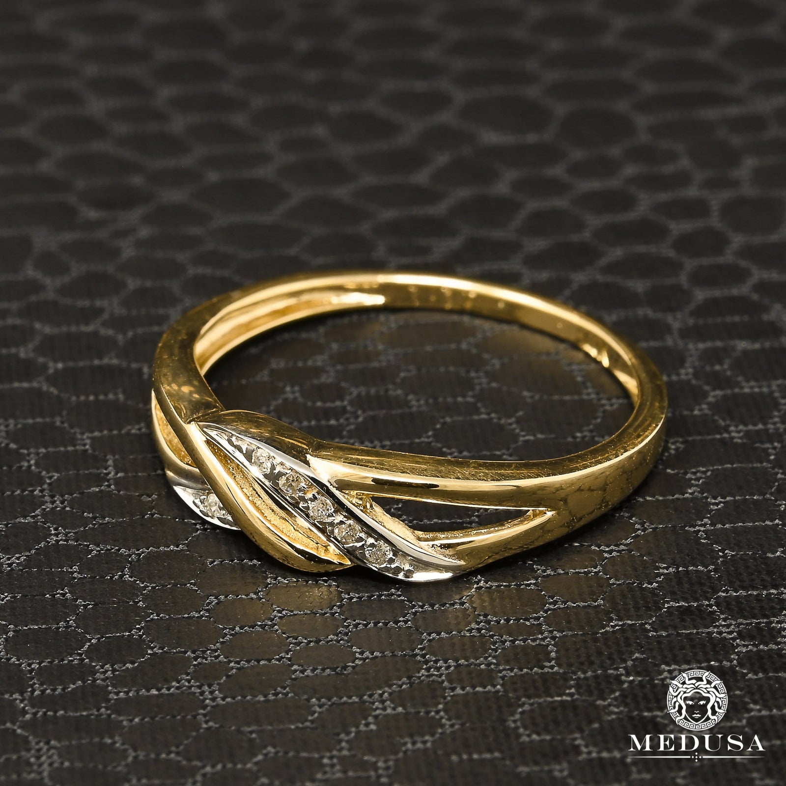 14K Gold Diamond Ring | Fairy D1 Women's Ring - 2.5PT Diamond / Yellow Gold