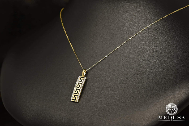 10K Gold Necklace | Women&#39;s Necklace Flimsy X4 Yellow Gold