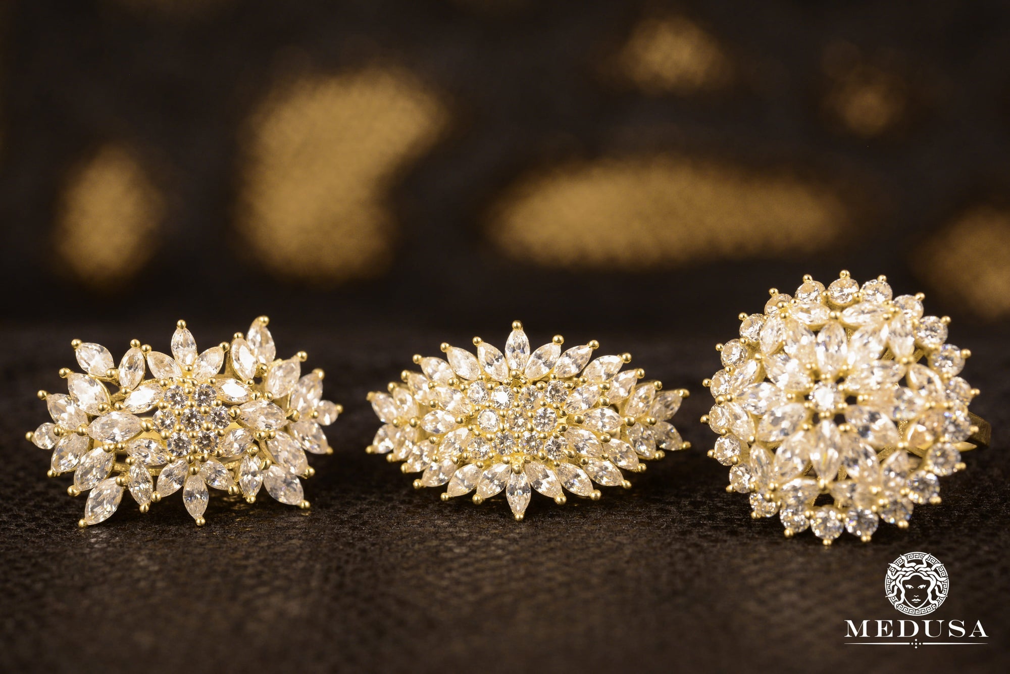 Bague en Or 10K | Bague Femme Flower F7