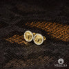 10K Gold Studs | Forehead F2 Yellow Gold Earrings