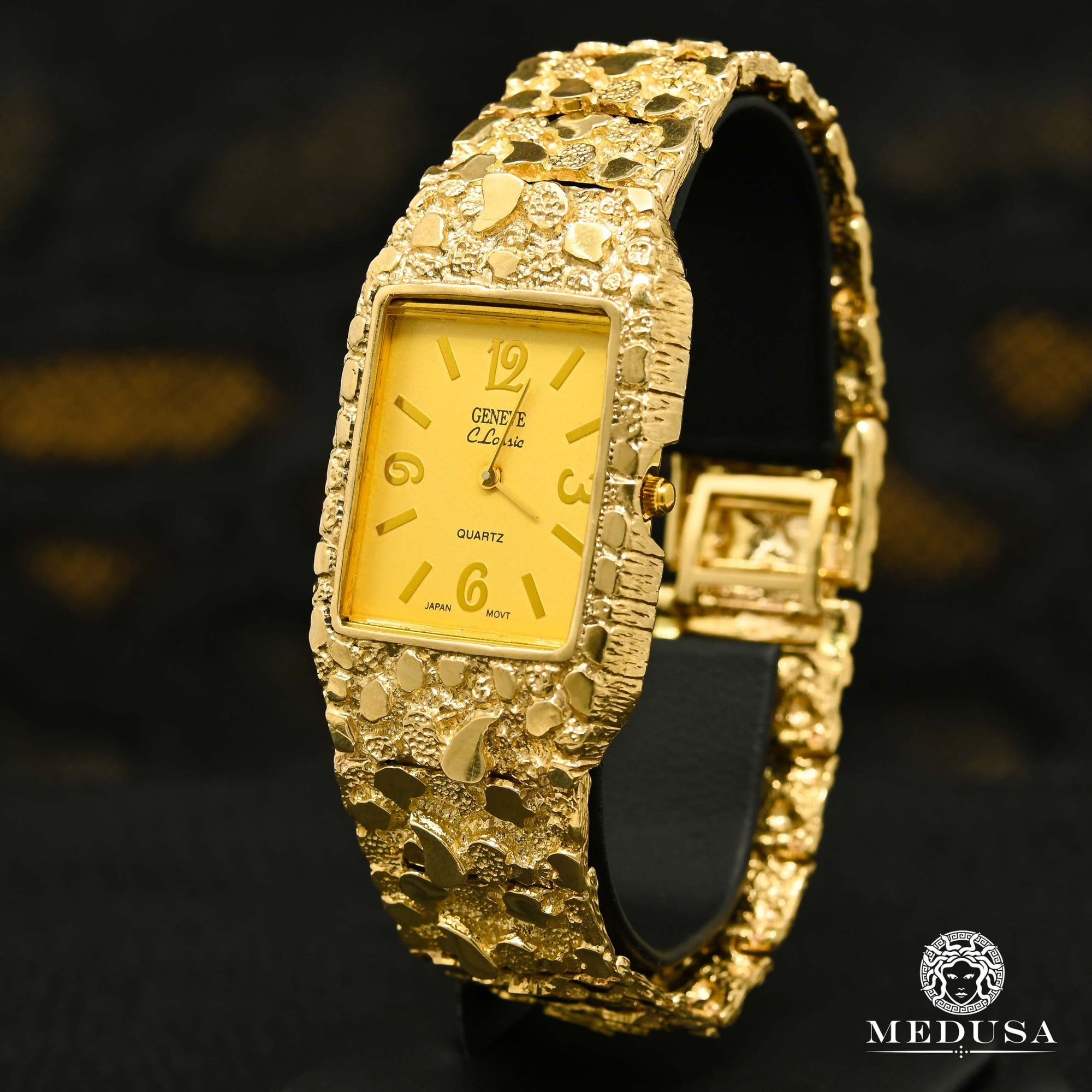10K Gold Watch | Genève H5 Men's Watch - Nugget Gold / Yellow Gold
