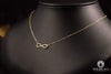 10K Gold Necklace | Girly Women&#39;s Necklace F1 - Infinity 20mm / Yellow Gold