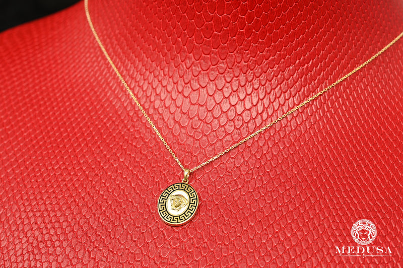 10K Gold Necklace | Girly Women&#39;s Necklace F40 Yellow Gold