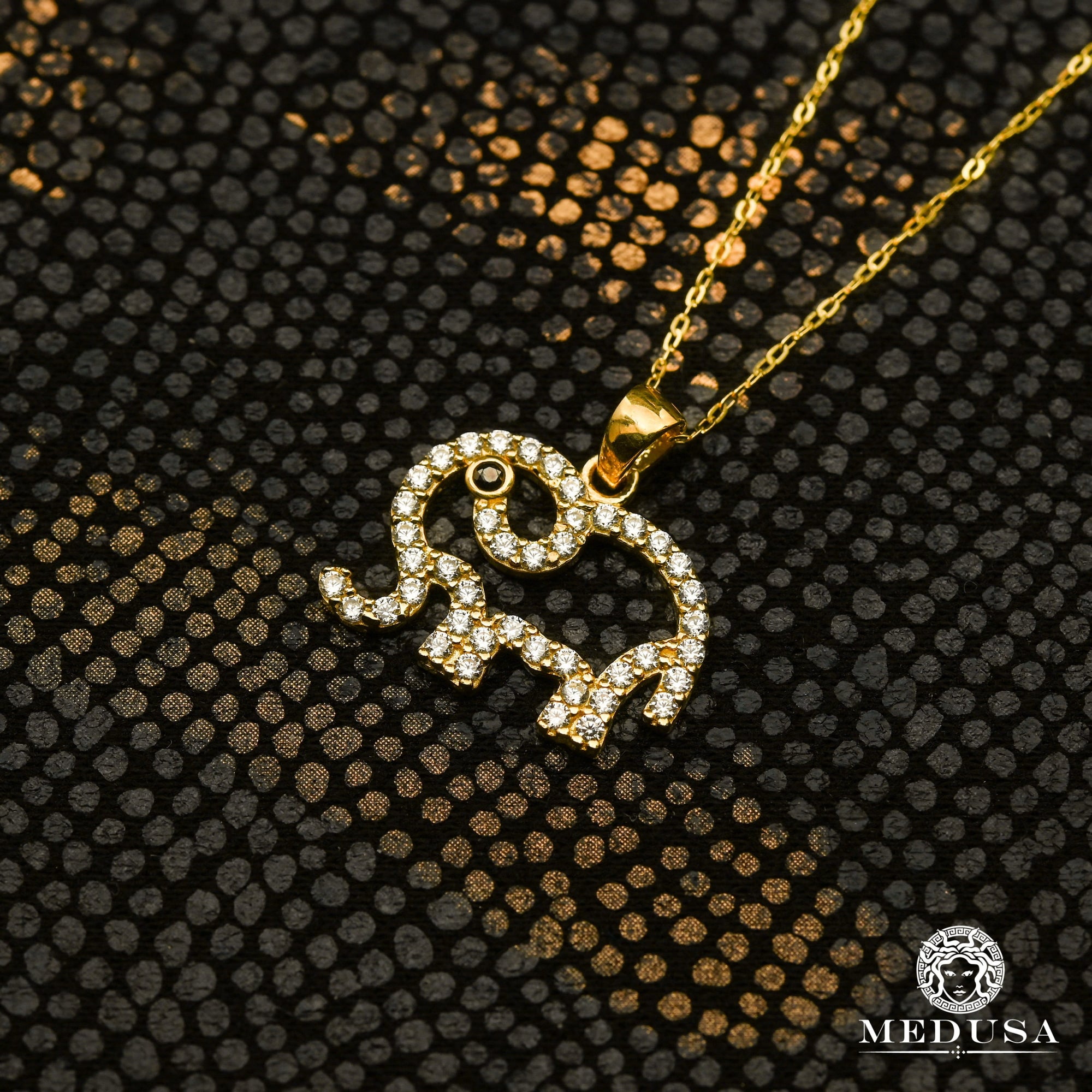 Collier en Or 10K | Collier Femme Girly F9 Or Jaune