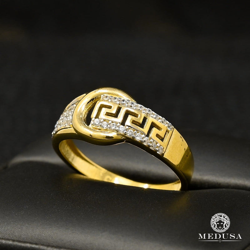 10K Gold Ring | Women&#39;s Glam Ring F43 Yellow Gold