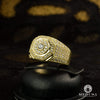 10K Gold Ring | Glam Men&#39;s Ring H13 Yellow Gold