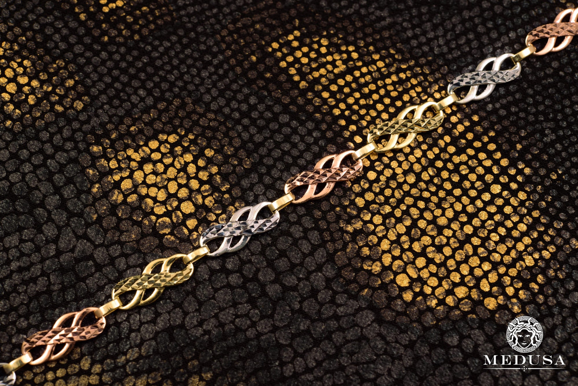 10K Gold Bracelet | Gorgeous Women's Bracelet F12 - Infinity