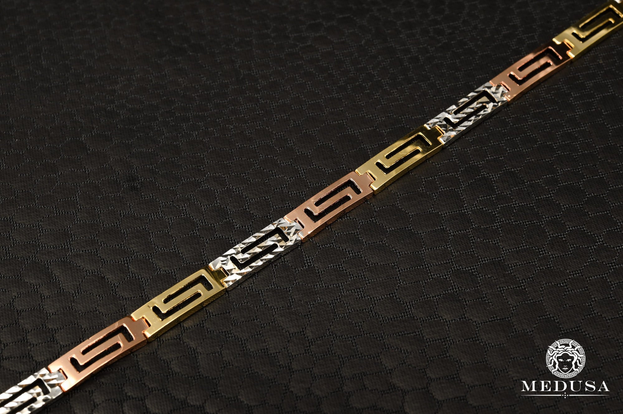 Bracelet en Or 10K | Bracelet Femme Gorgeous F17 Or 3 Tons