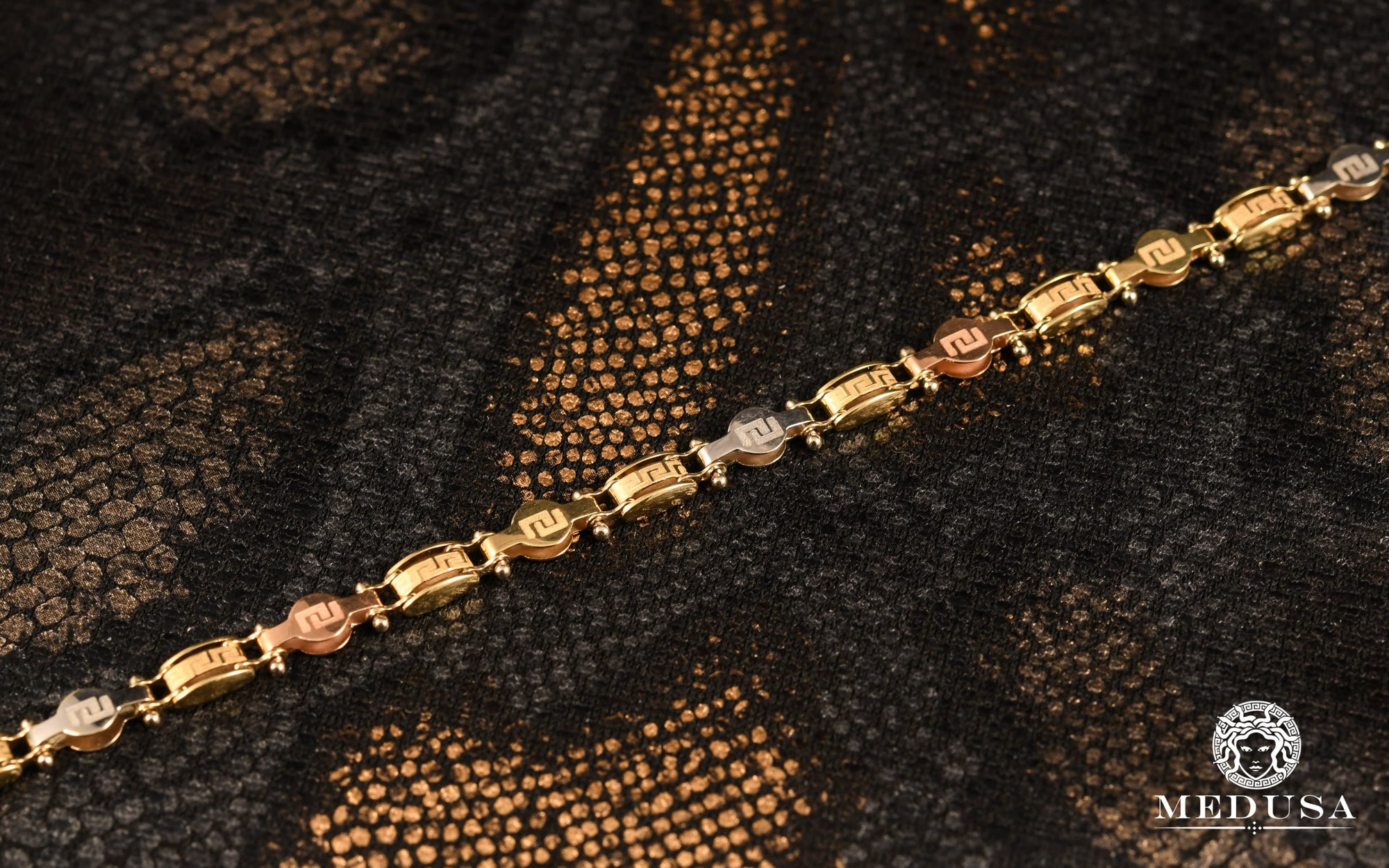 Bracelet en Or 10K | Bracelet Femme Gorgeous F4 Or 3 Tons