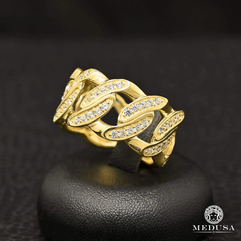 10K Gold Ring | Men&#39;s Ring Havana H4 Yellow Gold