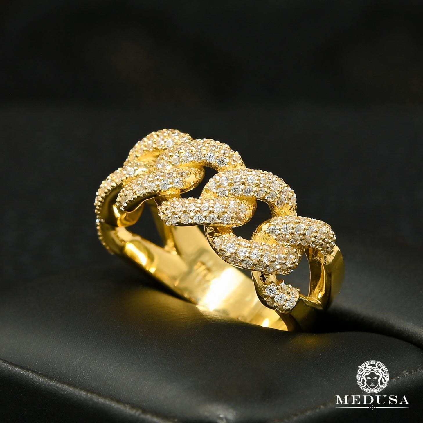 10K Gold Ring | Men's Ring Havana H5 Yellow Gold