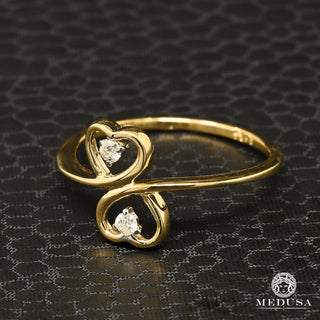 Heart D8 - Diamond  - 6PT / Yellow Gold
