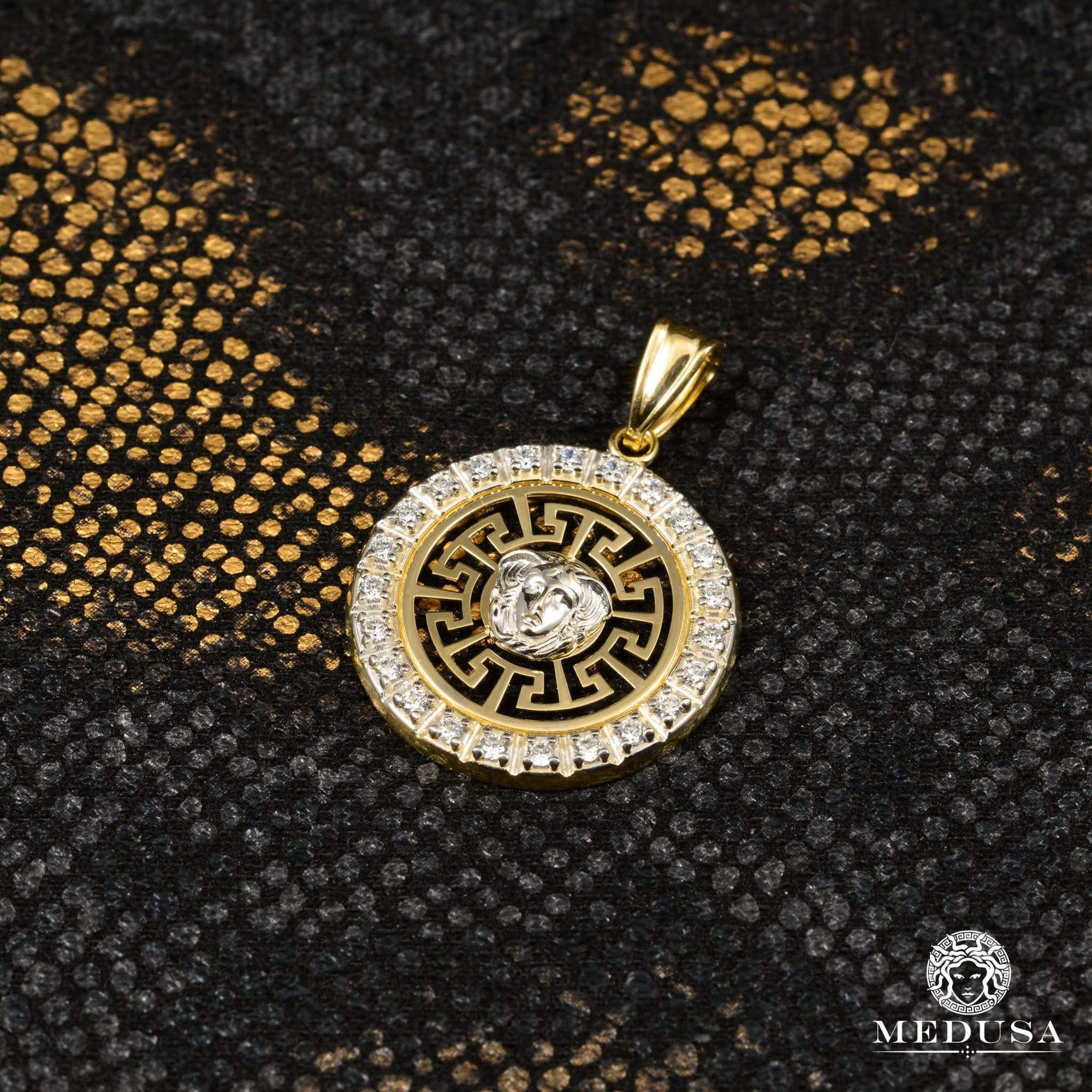 Pendentif en Or 10K | Médaillon Héra F1 Small