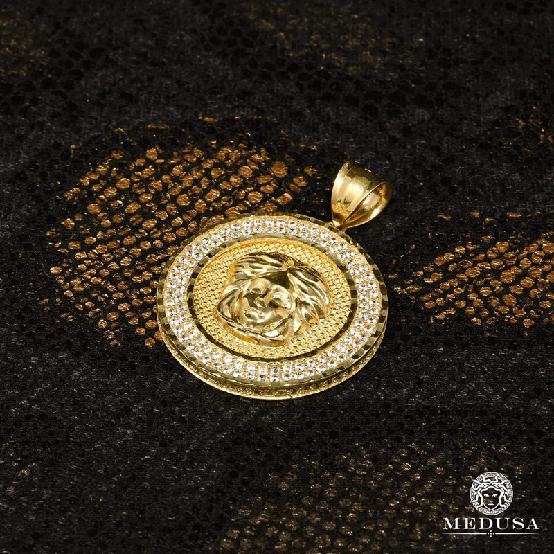10K Gold Pendant | Medallion Hera F19 Yellow Gold