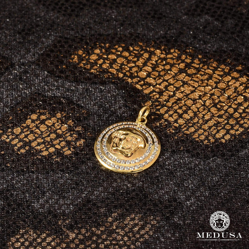 10K Gold Pendant | Medallion Hera F2 Small