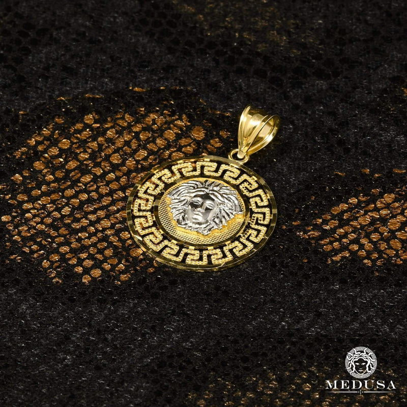 10K Gold Pendant | Medallion Hera F20 Gold 2 Tones