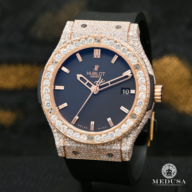 Montre Hublot | Homme Classic Fusion 45mm - Iced Everose Or Rose