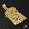 10K Gold Diamond Pendant | Custom Jesus D2 Jewelry - Yellow Gold Diamond