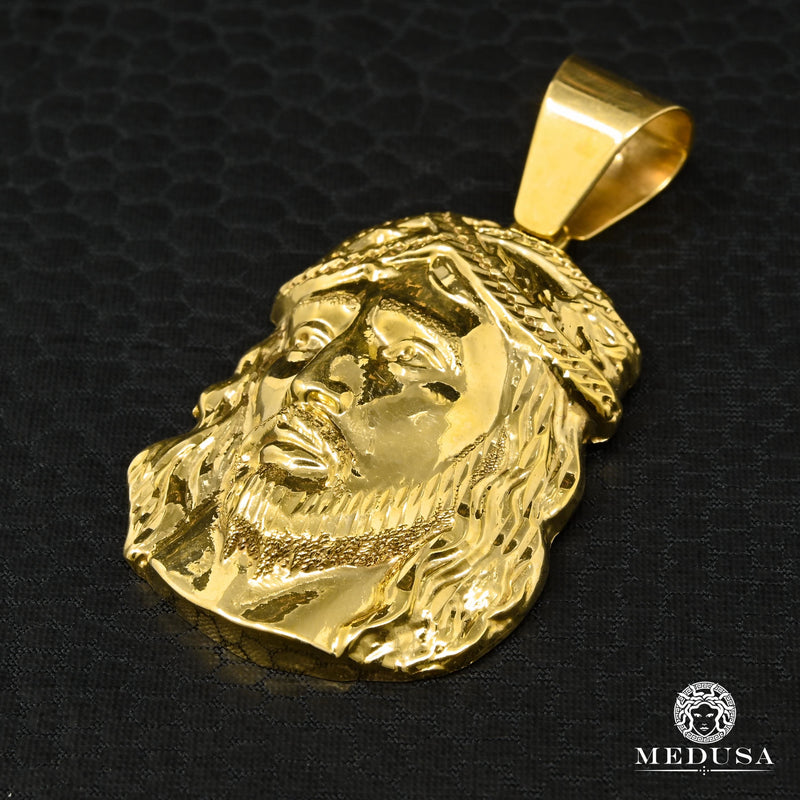 10K Gold Pendant | Pendant Miscellaneous Jesus X19 Yellow Gold
