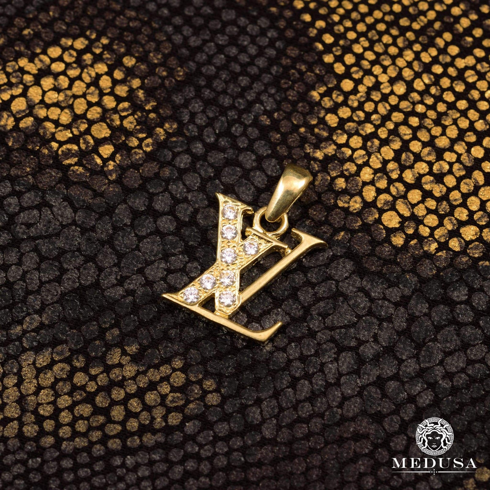 10K Gold Pendant | Miscellaneous Pendant LouisVy X1 15mm / Yellow Gold