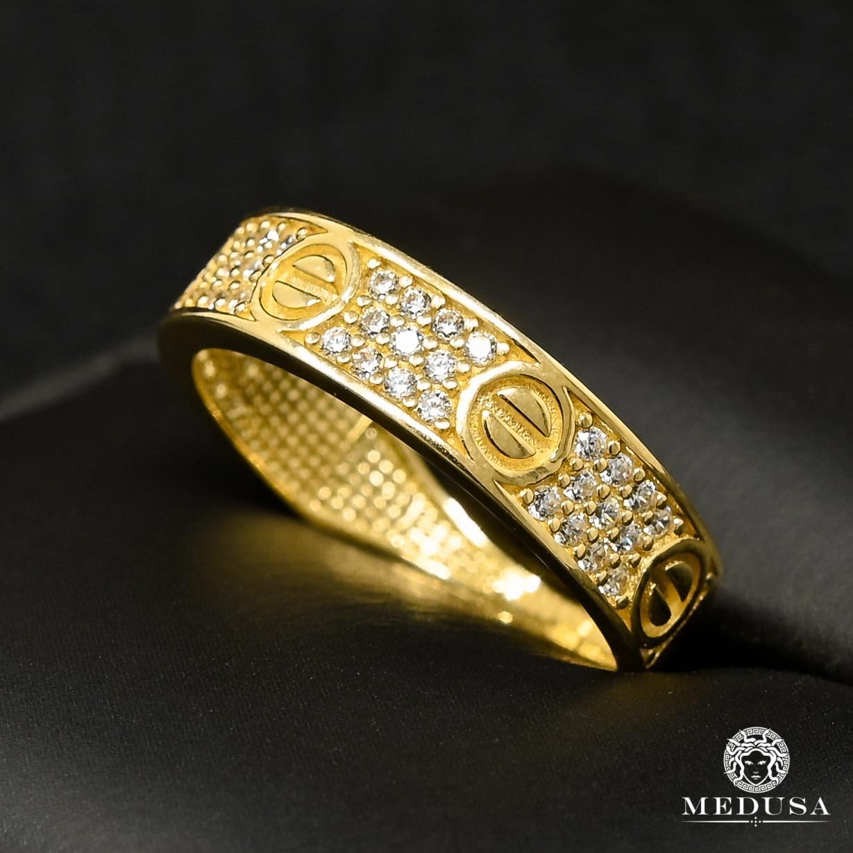 10K Gold Ring | Women's Ring Love F9 Yellow Gold