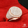 Bague à Diamants en Or 10K | Bague Homme Luxurious D1 - VVS Or Rose